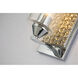 Arcadia 1 Light 5 inch PC Bath Light Wall Light in Polished Chrome